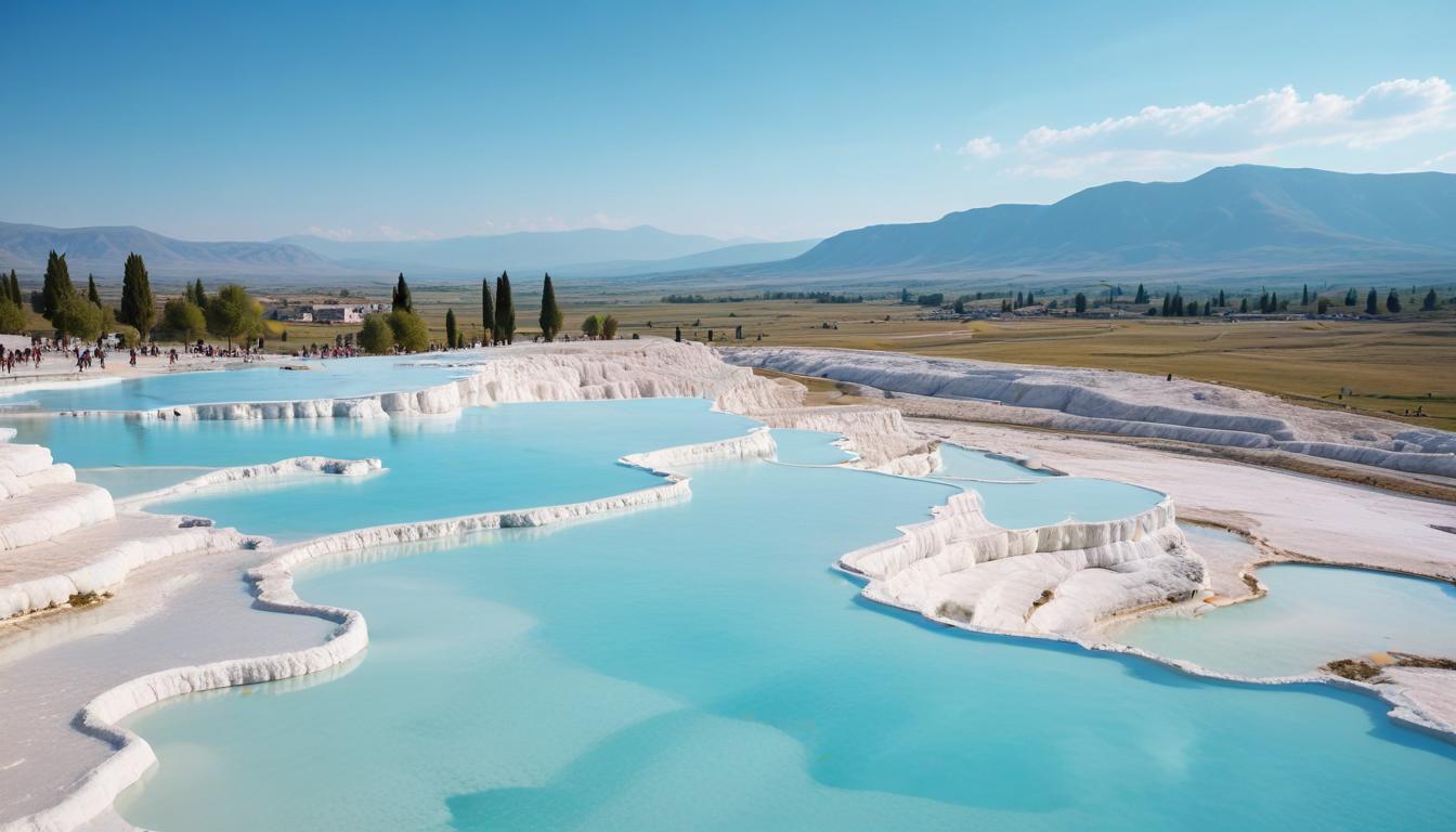 Pamukkale'nin Büyüleyici Beyaz Terasları: Türkiye'nin Termal Cenneti