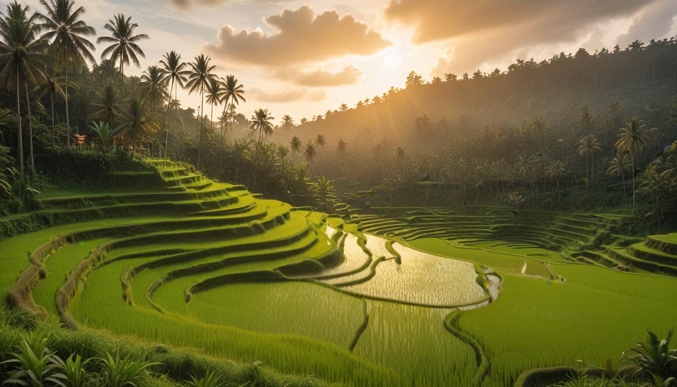 Ubud'un Göz Kamaştıran Pirinç Tarlaları: Doğa ve Kültür Gezisinin Kalbi