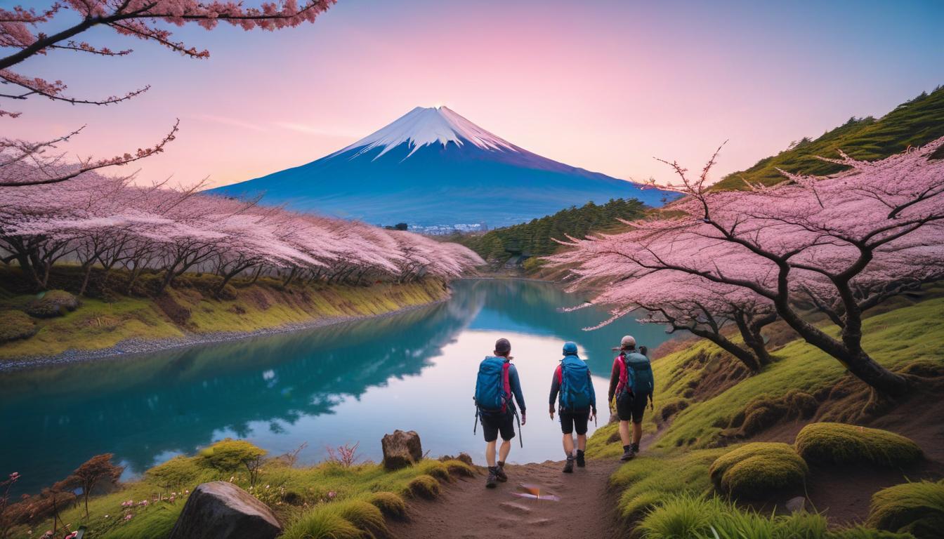 Fuji Dağı'nın Büyülü Manzaraları: Japon Alpleri'nde Doğa Yürüyüşü